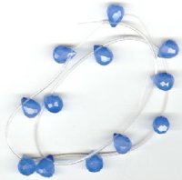 1 12x10mm Chalcedony Faceted Drop